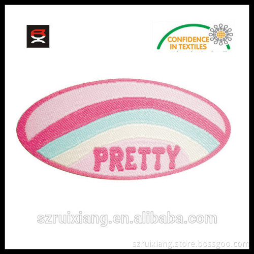Machine Laser cutting woven badge